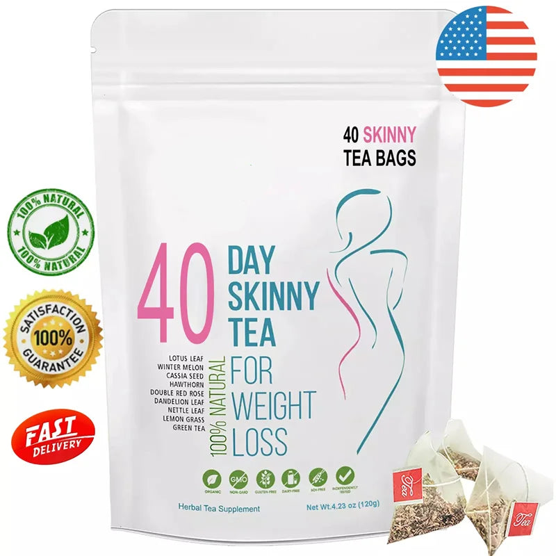 Herbal Detox & Slimming Tea — 40 Teabags